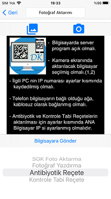 SGK Medikal kağıt reçete tarama